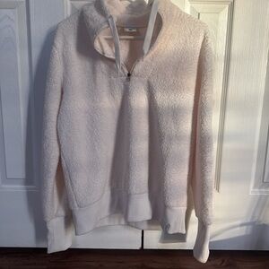 Cozy Cream Quarter-Zip Sweater